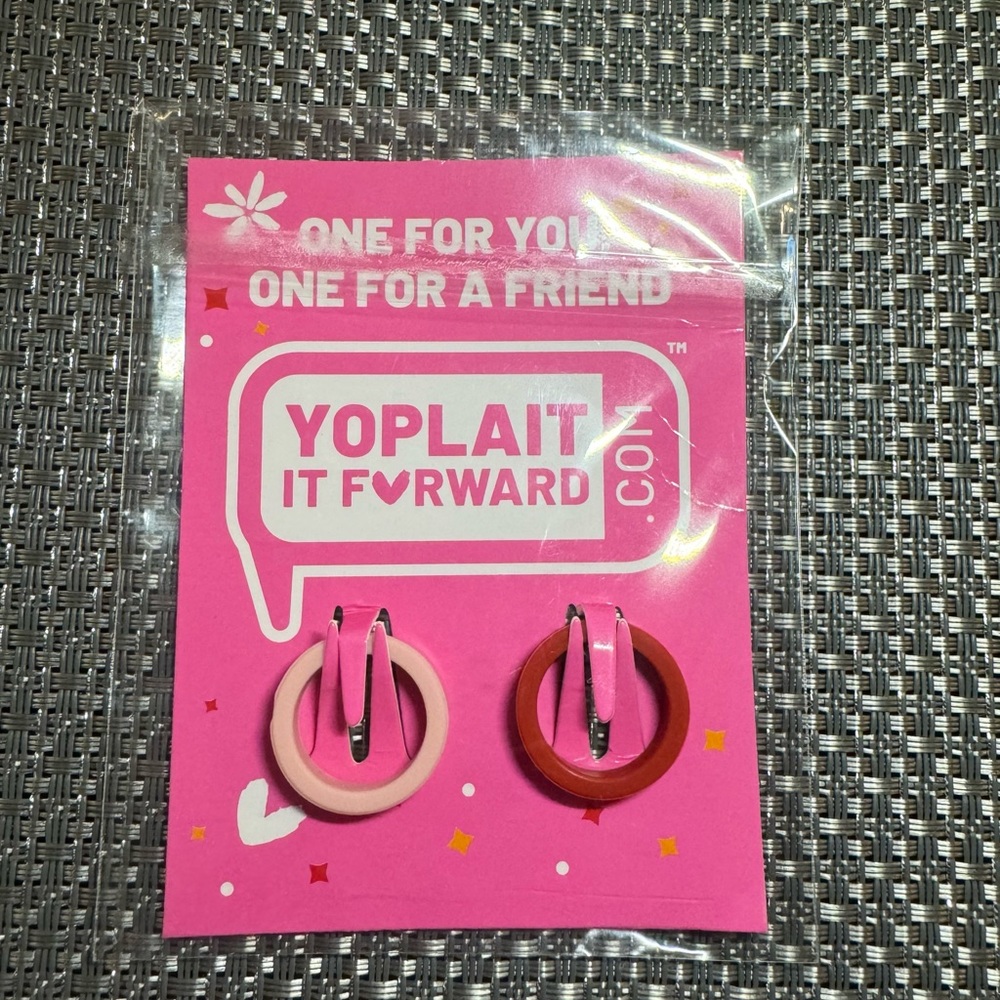 Set Of 2 Yoplait Oui Yogurt Silicone Rings Size 6